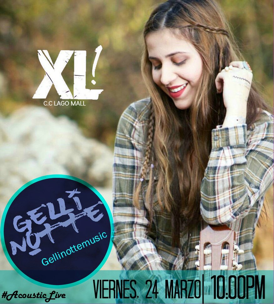 XLmcbo's tweet photo. Hoy en #XL @gellinotteoficial.
Disfruta el #AcousticLive a partir de las 10:00pm. ¡Buena m… https://t.co/FI16S89MSE https://t.co/eRt92LgcK6