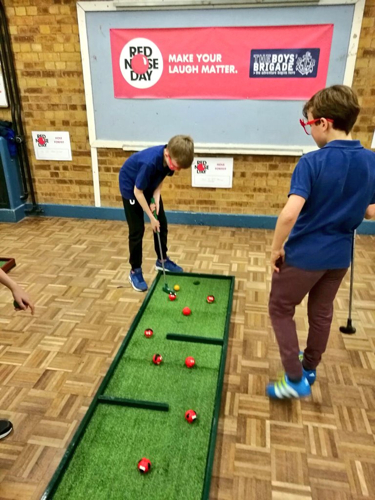10enfieldbb's tweet photo. Our Juniors had great fun last night raising around Β£250 for #RedNoseDay through their Crazy Golf Challenge!!! #makeyourlaughmatter https://t.co/XDjIlKmkDt