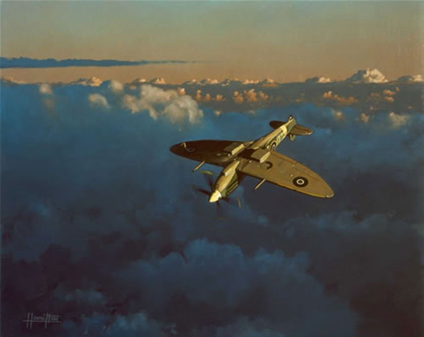 ron_eisele's tweet image. My sincere thanks to all of today's followers, old and new, likes, re-tweeters, contributors and readers. Much appreciated. (Sunlit Silence… Spitfire Mk.IX)