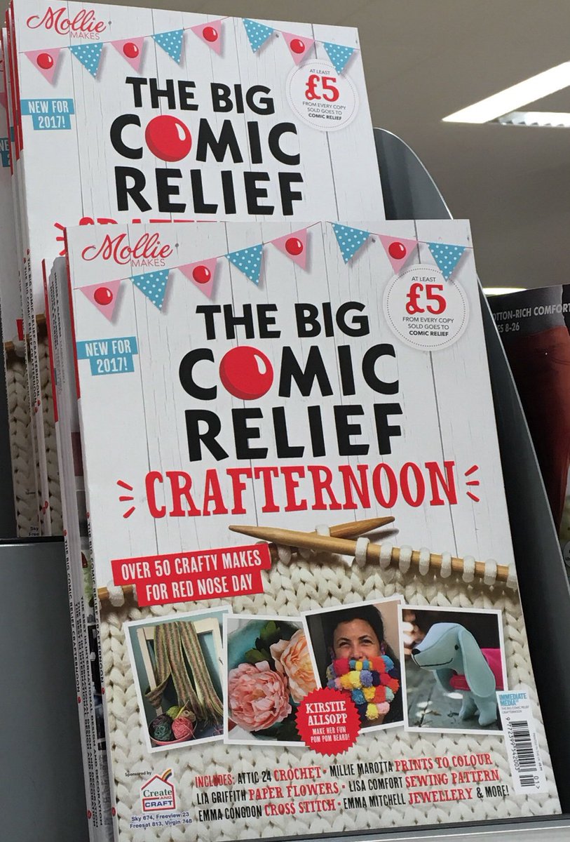 Thank you to <a href="/sainsburys/">Sainsbury's</a> for stocking our <a href="/CRCrafts/">Mollie Crafternoon</a> #molliecrafternoon for #RedNoseDay #comicrelief