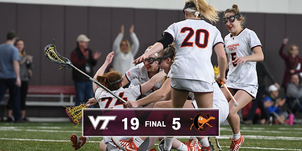 HokiesLax's tweet photo. #Hokies take care of business on the road. We're back home on Tuesday at Thompson Field. https://t.co/MkEvxPBrqd
