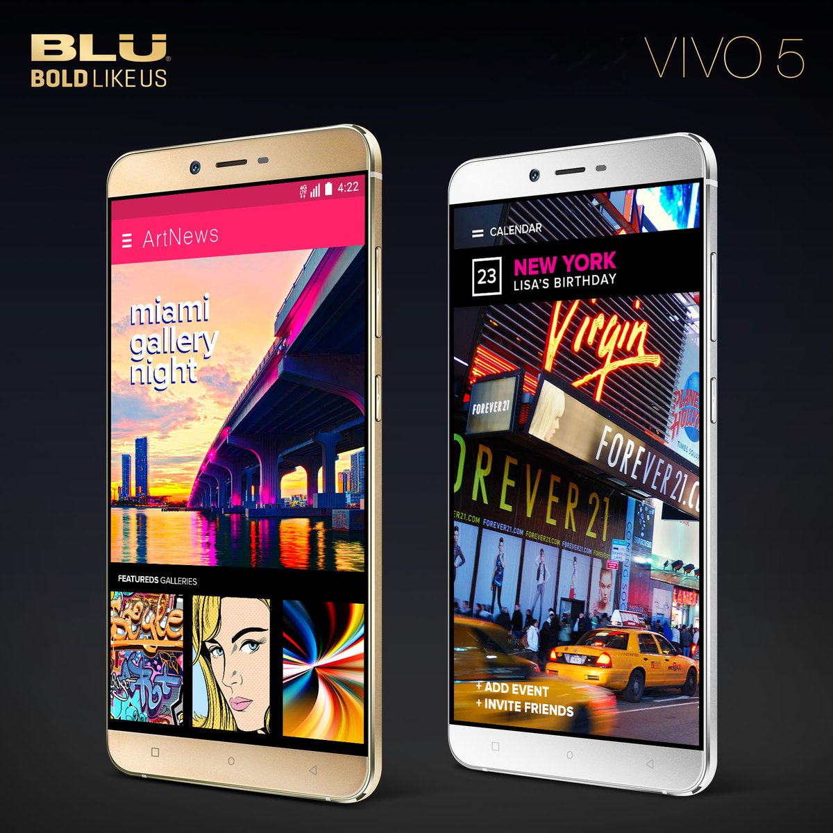 BLU_Products's tweet image. Tomorrow is the last day to get the #VIVO5 for only $139.99 ($60 OFF) on @ebay. Get it today!