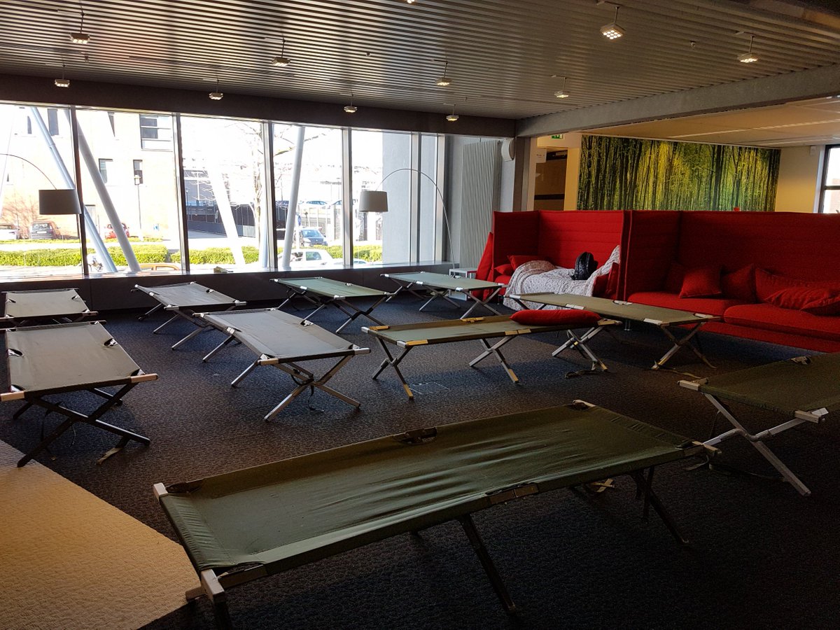ricky_wolff's tweet photo. This is where the developers of the #czhackathon will be sleeping tonight. @OutSystems @cz_nl Good luck! https://t.co/gOLDKDFyXy