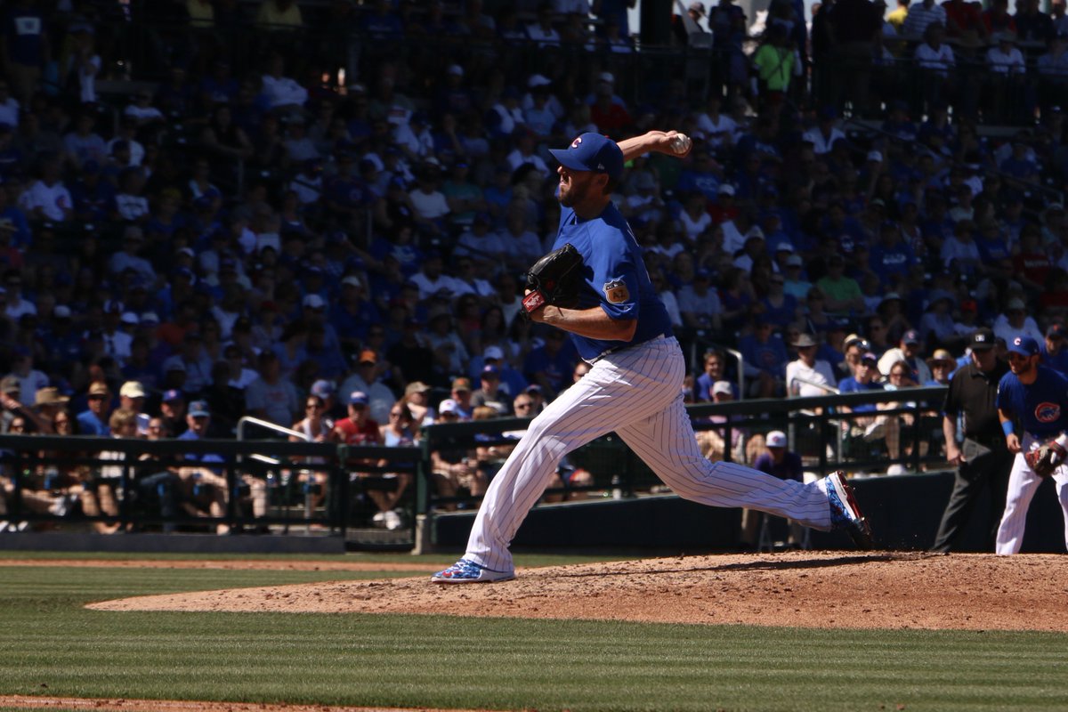 fanschicagocubs's tweet photo. RT Cubs: John Lackey's line: 6 IP, 5 H, 1 ER, 1 BB, 5 K. https://t.co/BmqxHwgwmg #SpringTraining https://t.co/piOTx8nfkq #Cubs #ChicagoCu…