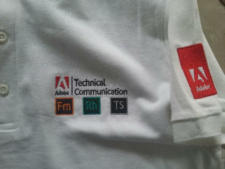 edc_software's tweet photo. Get this Polo at @AdobeTCS workshops at #Documation 2017. https://t.co/VzeMkgInPS
