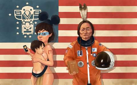 RachelMoye's tweet photo. #LuisQuilesArt#nevermypresident# https://t.co/4g6mSxonsI