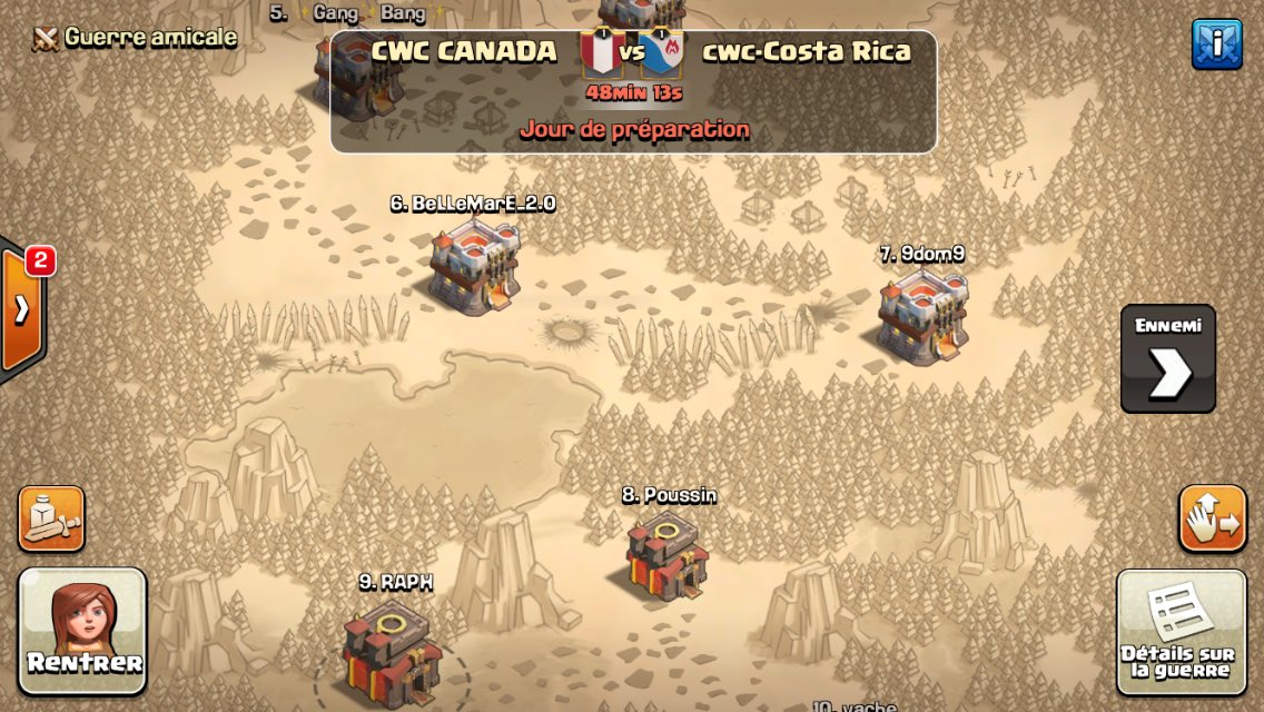 There we are, Go luck to Costa Rica!!
🇨🇦 VS 🇨🇷