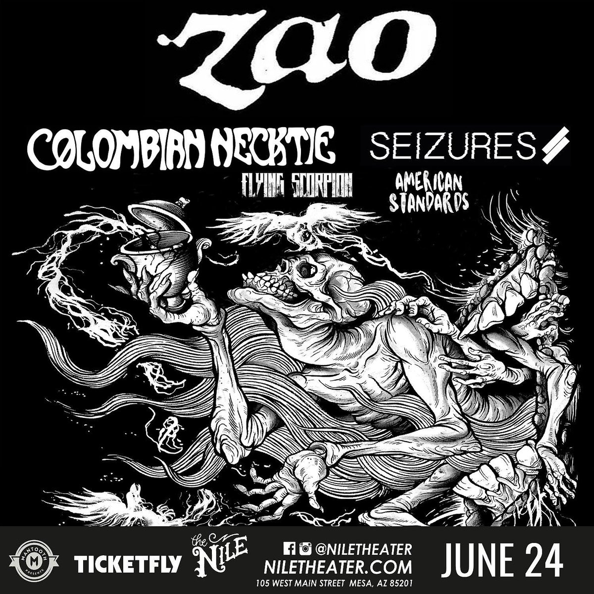 MantoothGroupAZ's tweet photo. Full line up for Zao! Tix at https://t.co/hMNDEJe9cp https://t.co/4tkAlwwzYi
