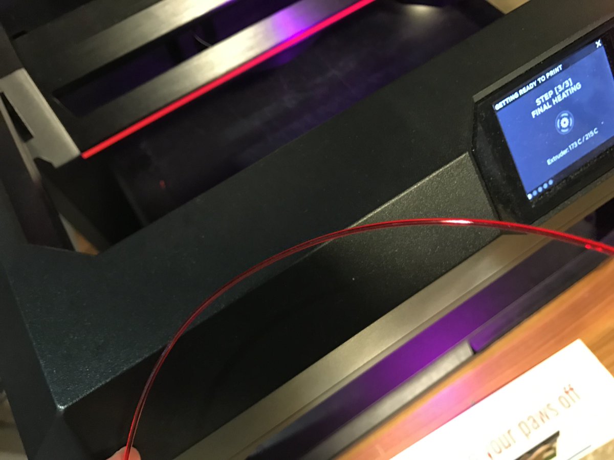 New translucent red filament!