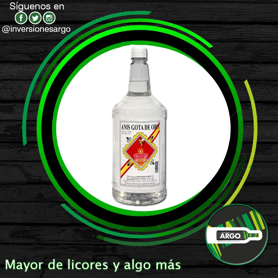 Inv_ARGO's tweet image. En #InversionesArgo disponemos de un gran surtido en licores al mayor. 
#AnisGotaDeOro realiza tu pedido al mayor.