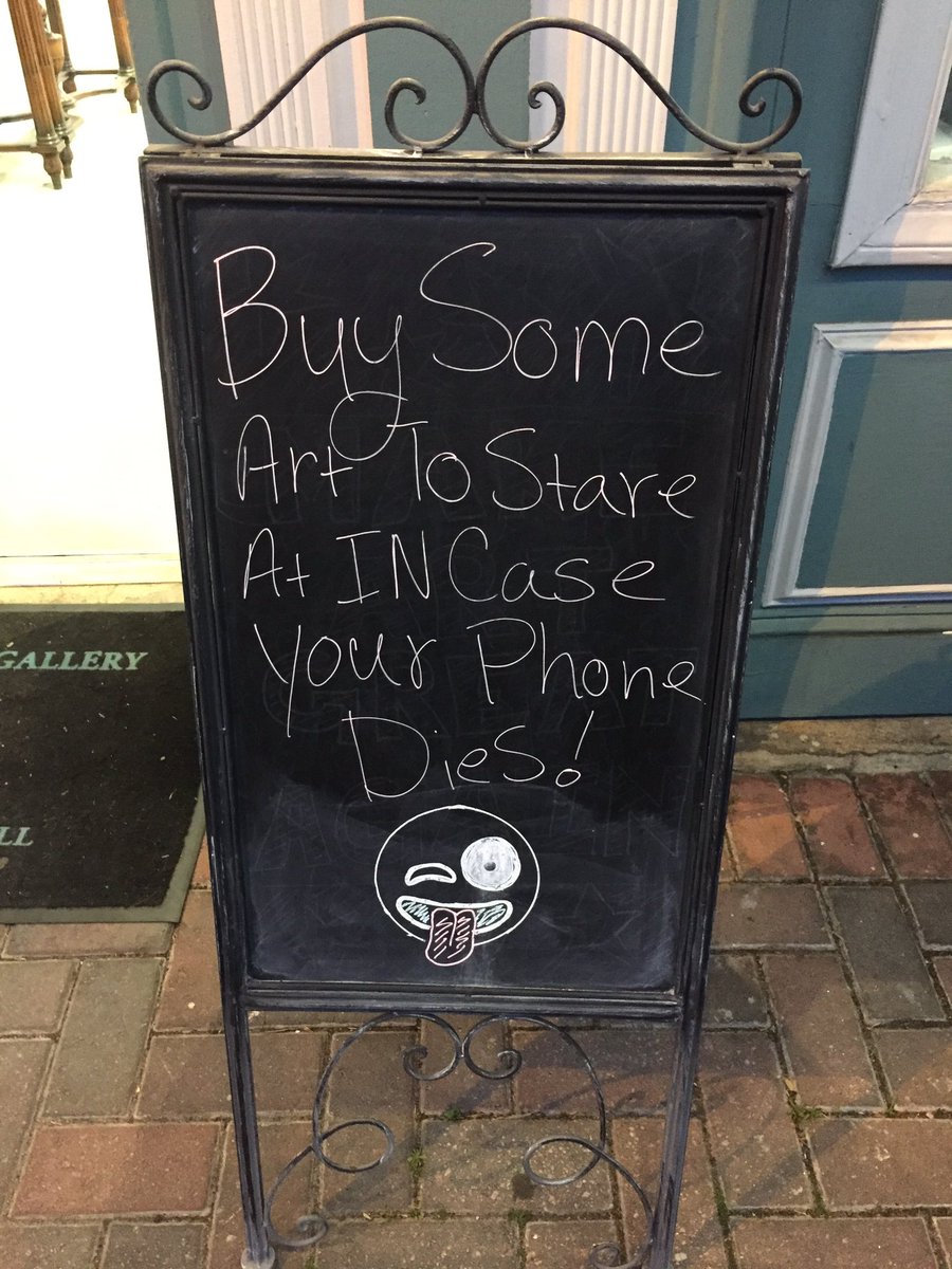 ButtonItUp's tweet image. Art Gallery in downtown Roswell Sad but True!