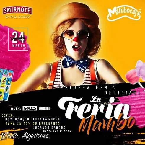 MamboCafeMerida's tweet photo. Viernes de Mambocafé!!!

Noche de circo!!! 

Reserva al 9997375219 y asegura tu mesa está noche... 😎💁🎊🎉💃 https://t.co/pft23fffe9