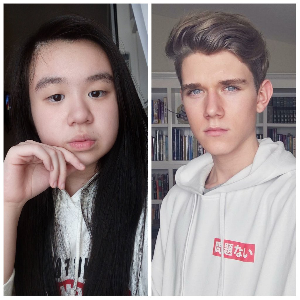 preluvmaximoff's tweet image. When you wear white hoodie and found @itsDevanKey wear it too... 😂 #keyperfamily #keypersquad #devankey