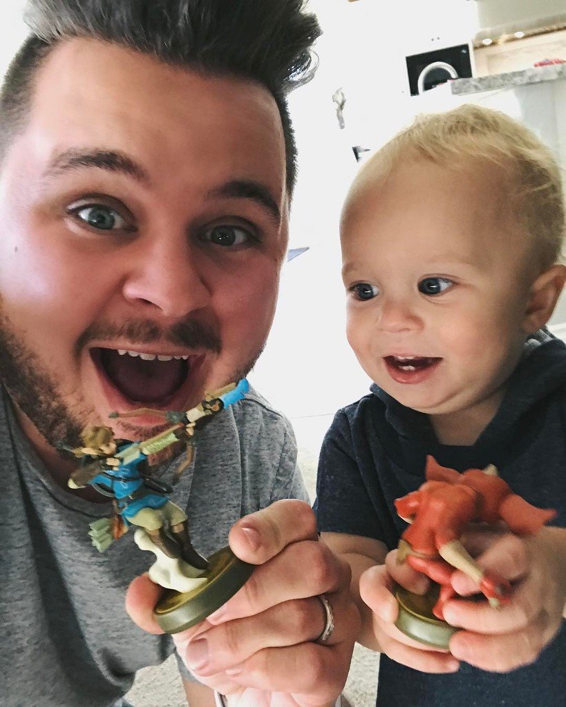 bryanlanning's tweet photo. Finn is helping me take on Bokoblins in #BreatheOfTheWild! 🗡🛡 https://t.co/J8kWw8xv9q https://t.co/Q7z0axwzJk