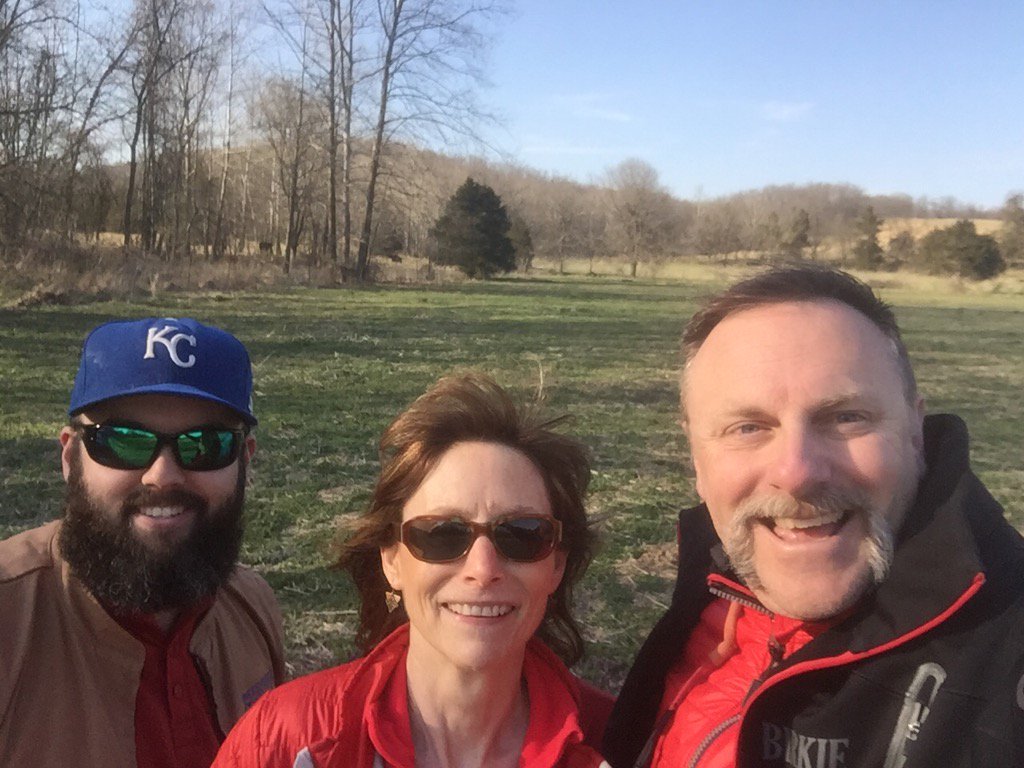 Visiting Greenbelt Land Trust-Columbia, MO. Awesome group!