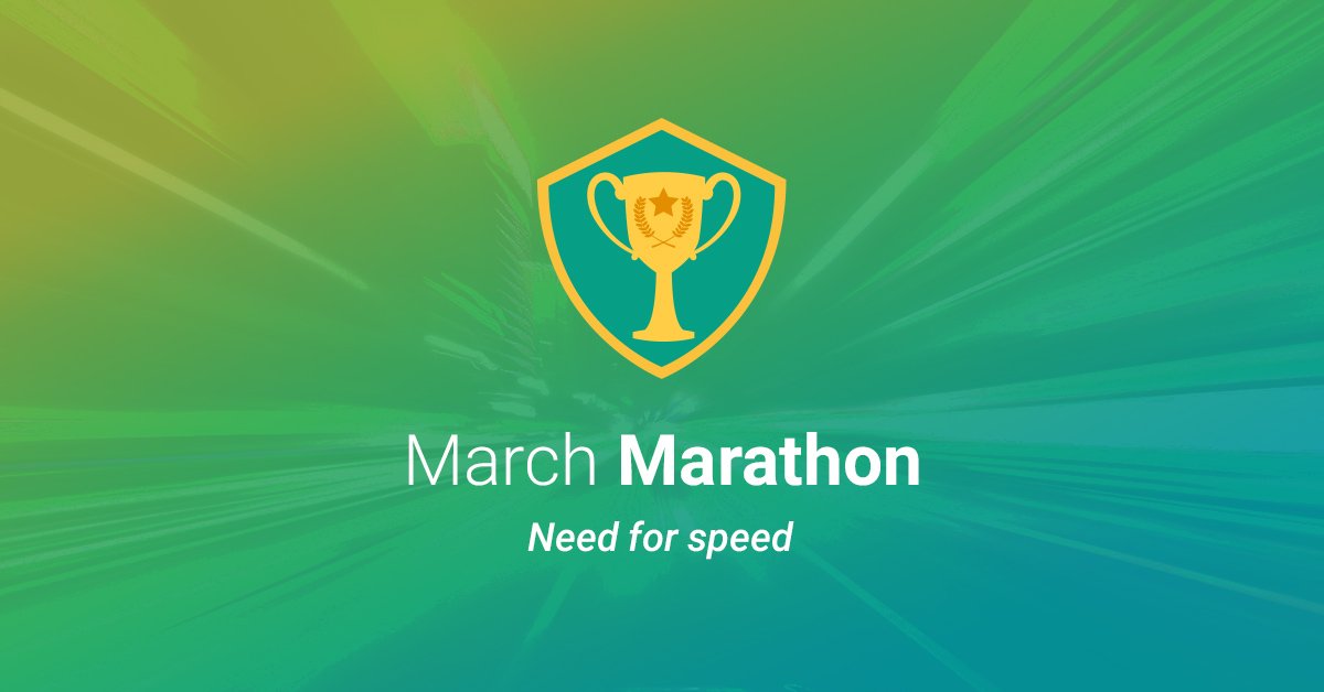 CodeSignalCom's tweet image. March Marathon: 3/25/17, 10AM PDT! Even if you don't play, come watch the coding action LIVE on FB! goo.gl/MWxZPV #codefast