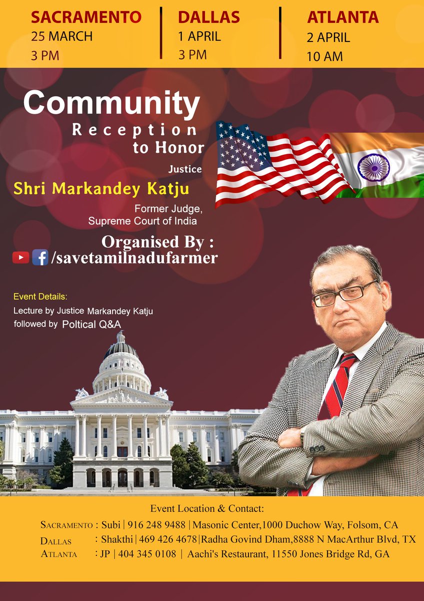 saveTNfarmer's tweet photo. @mkatju  attend functions org by Tamil community in Sacramento,Dallas, Atlanta 2 talk about the issues faced by Farmers . LIVE in @mkatju FB https://t.co/N7AMOSi72p