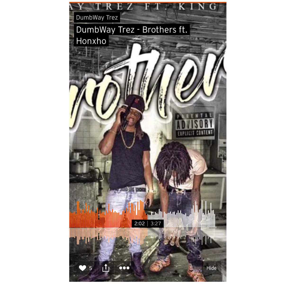 Real_Talk_Bangz's tweet photo. Y'all go listen🎤🎧🎵To
@DumbWayTrez 
#DumbWayOrNoWay 
💯💯💯💯💯💯💯💯 https://t.co/WD6VIgaQIN