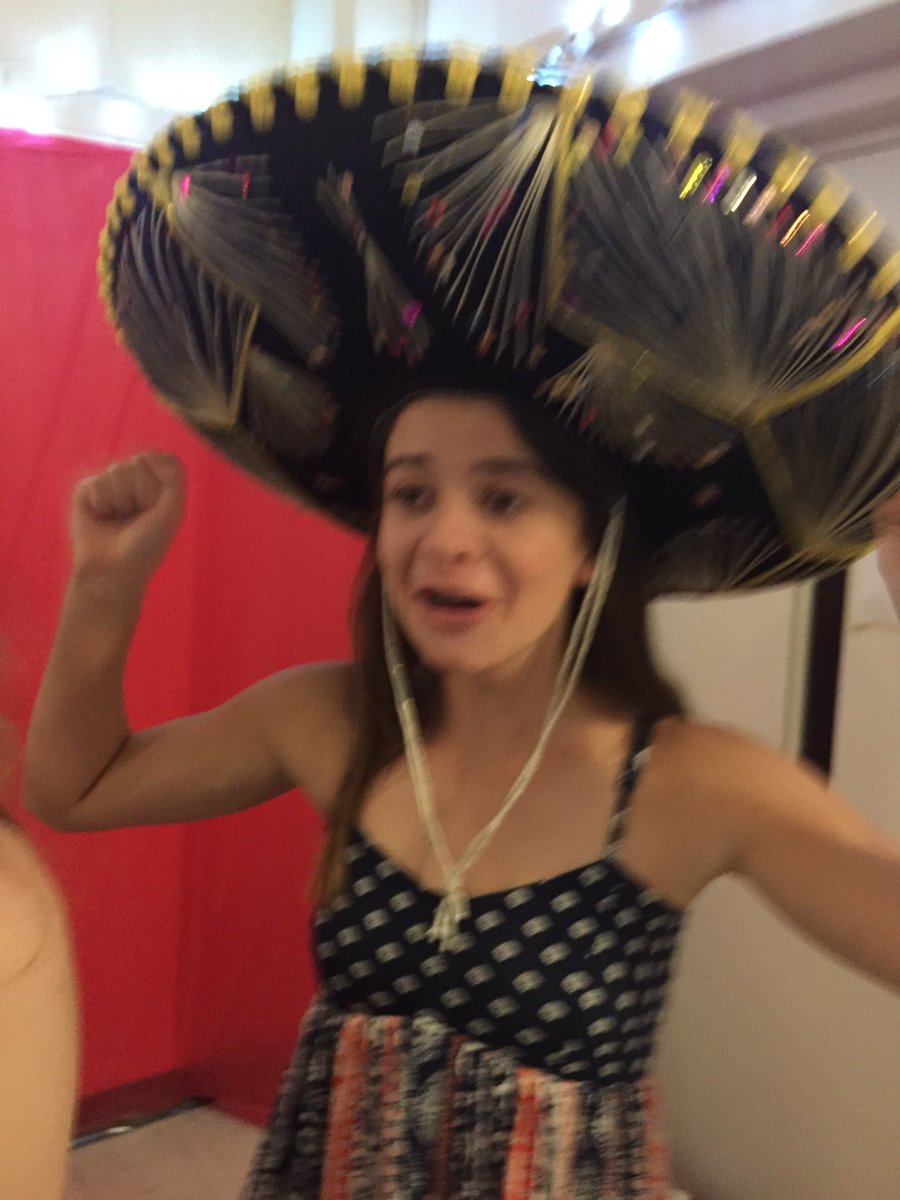 MarisaDesmarais's tweet photo. "I love this hat, I want one, I'd wear it forever" -Grace #winninginwarman #SPCC2017 https://t.co/lQAwXLepwR