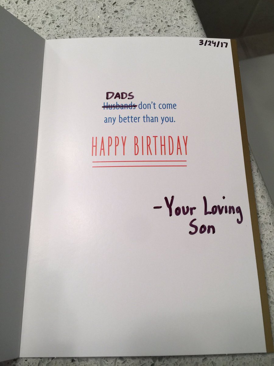 Ronnie_KuK's tweet photo. Rhymes are perfect for all occasions -- the best card for the best dad 💯 https://t.co/jiXQg84BhW