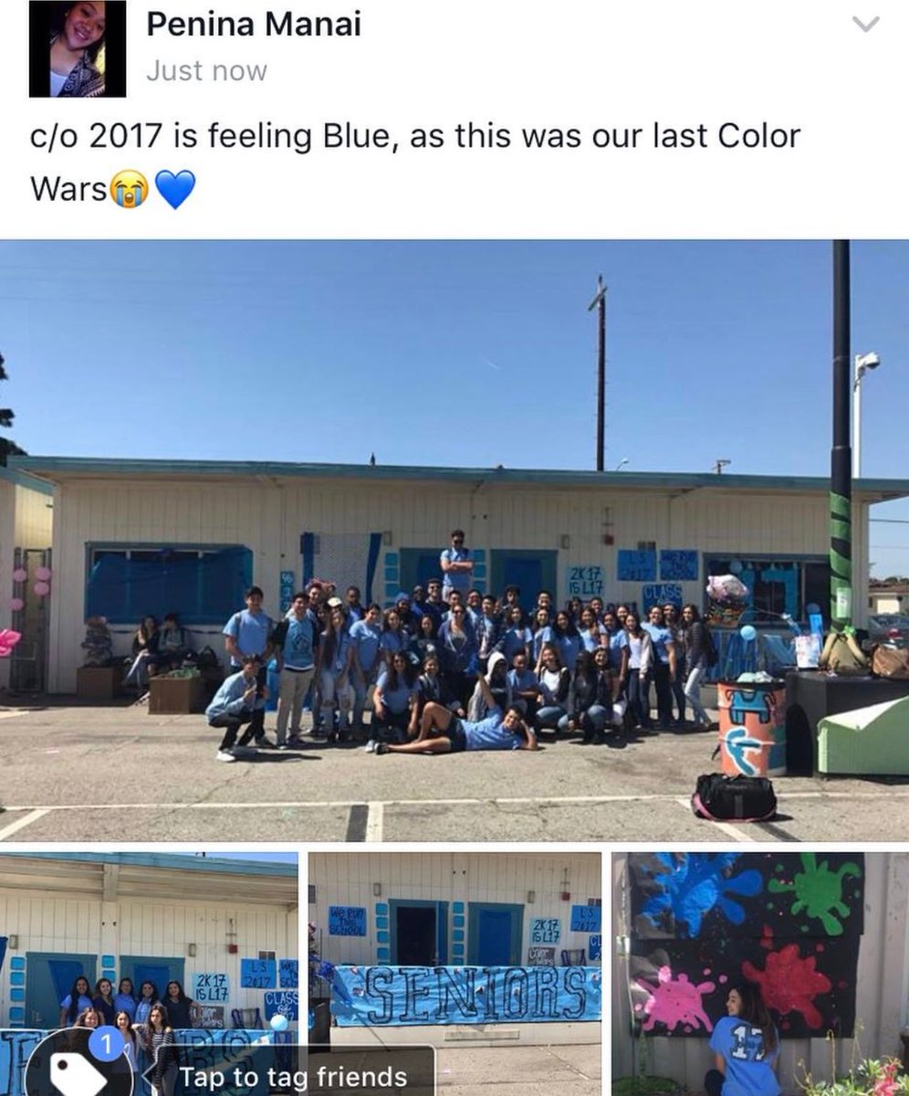 aeeco2017's tweet photo. Go like our pic SENIORS!! 💙🔵💙🔷🔵🌀last color wars! Bitter sweet 💙💙💙 https://t.co/kTSzLePs3B
