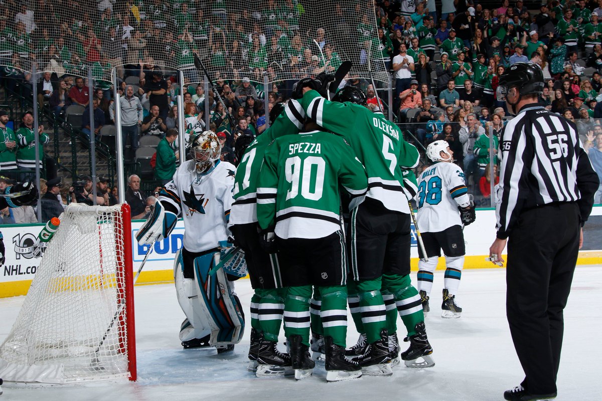 Keep the goals coming! #Stars lead 4-1 at the start of the third! #SJSvsDAL https://t.co/KfLrin91i6