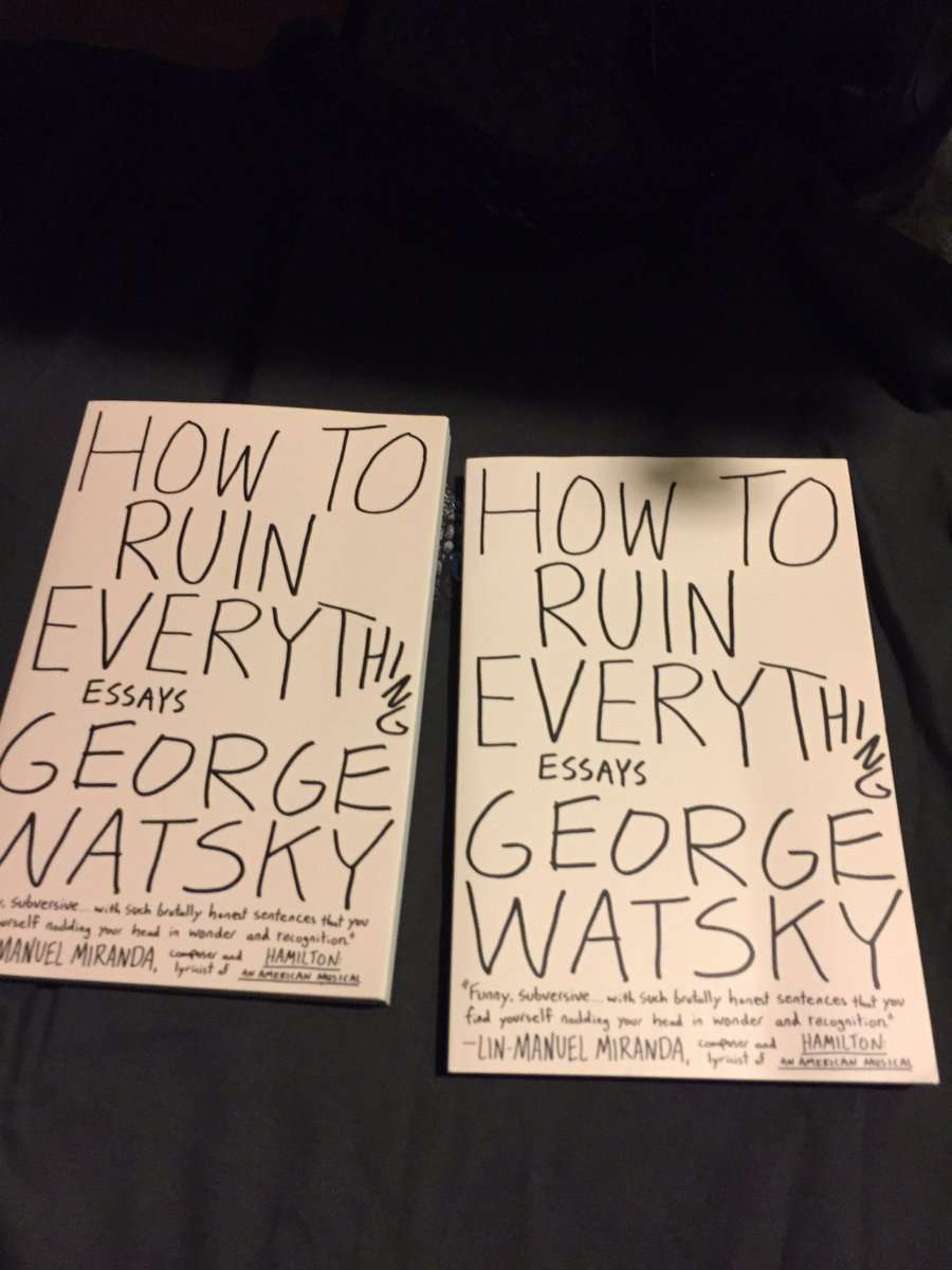 JakeHaddock23's tweet photo. @gwatsky accidentally bought two copies of your book, ideas on what to do with the other one? https://t.co/Ce9fz7vy3H