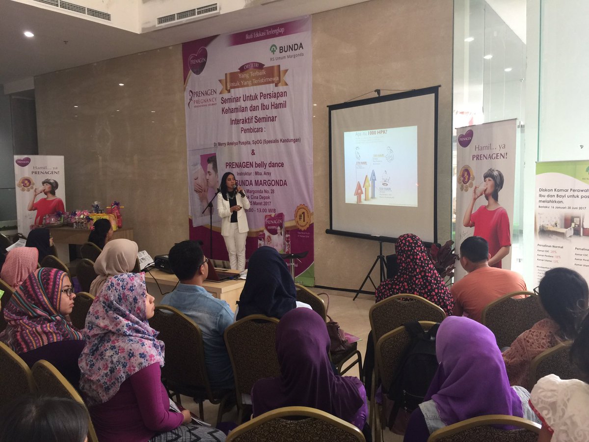 Pelaksanaan Seminar Obgyn oleh dr Merry Amelya Puspita, SpOG tentang persiapan kehamilan dan pertumbuhan 1000hari si kecil.