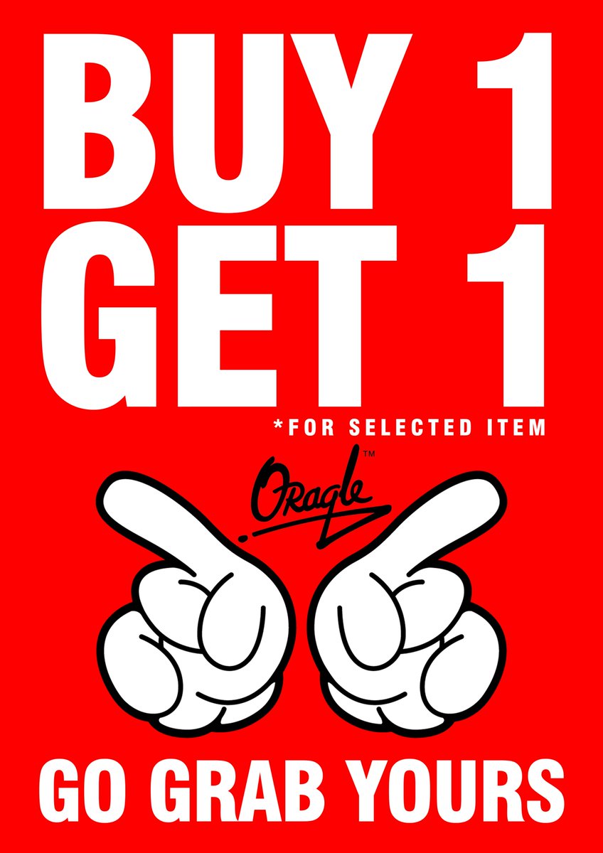 oraqlewear's tweet photo. Hello youth club....
Berbahagialah karena kami akan memberi diskon specials "BUY 1 GET 1 ! Stock terbatas,siapa cepat dia dapat .Serbu!! https://t.co/JwUozuQOv8