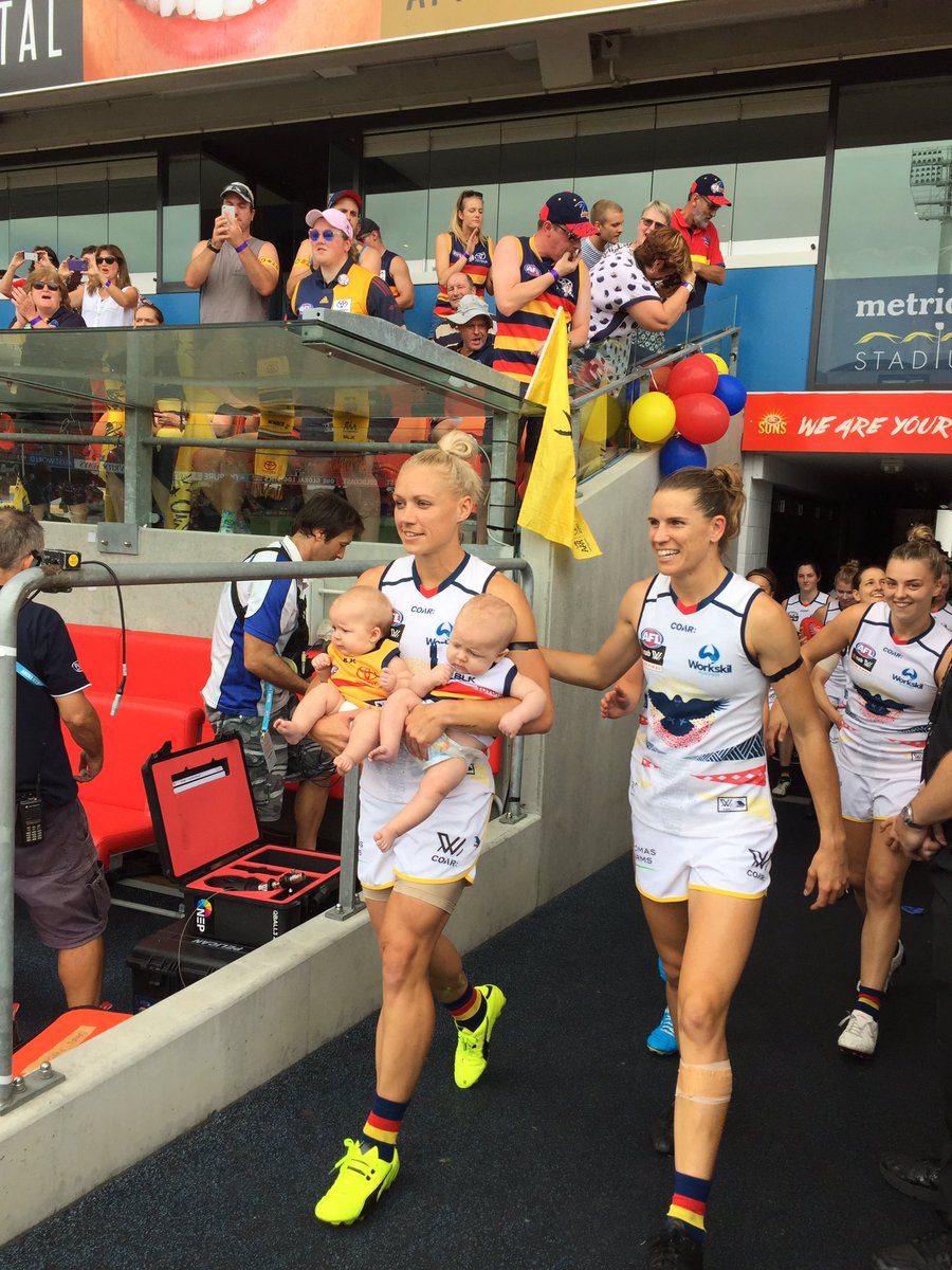 Special K player of the half @erinphillips131, one of the strong women taking the #AFLWGF by storm!💪 #ChangeHerGame #BecauseYoureStrong