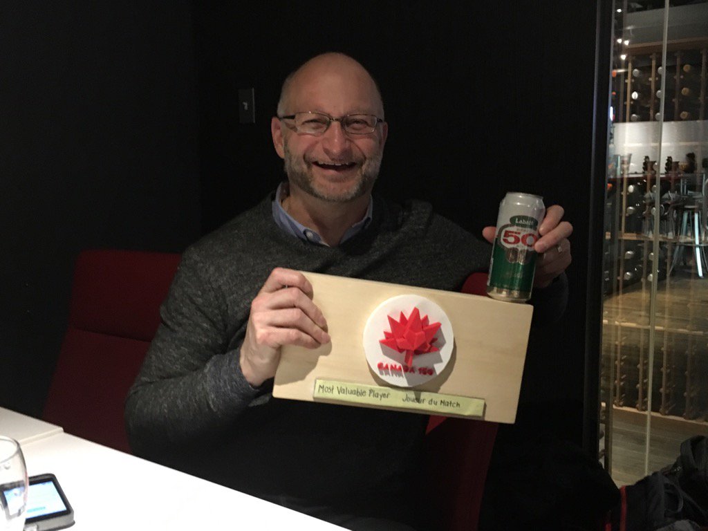 MVP-J du match in MP-staff football match. Staff won! Real MVP was the rifle <a href="/marcomendicino/">Hon. Marco Mendicino</a> <a href="/melaniejoly/">Mélanie Joly</a> #canada150