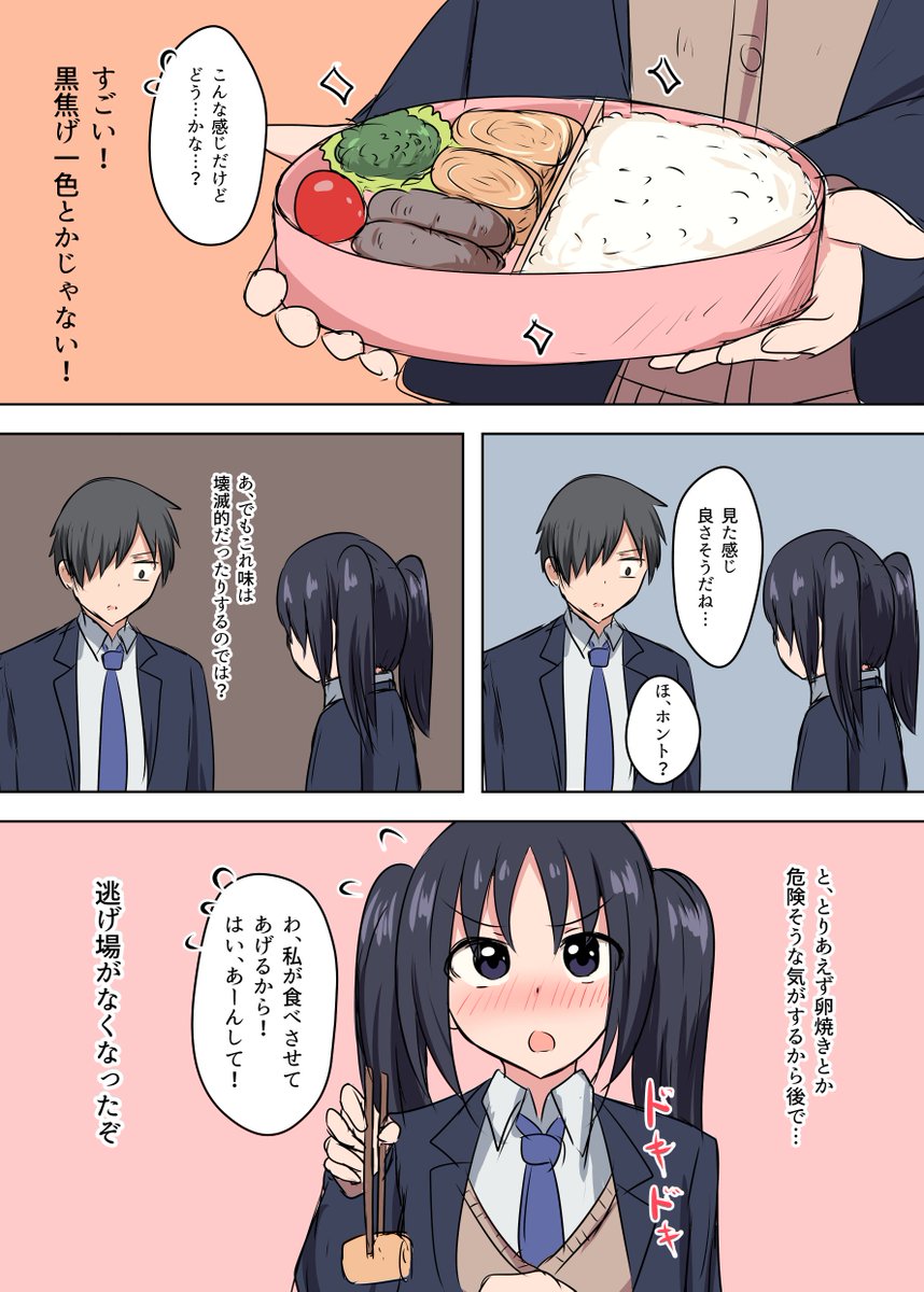 家事とかやったことなさそうな女の子がお弁当作ってくれる漫画 