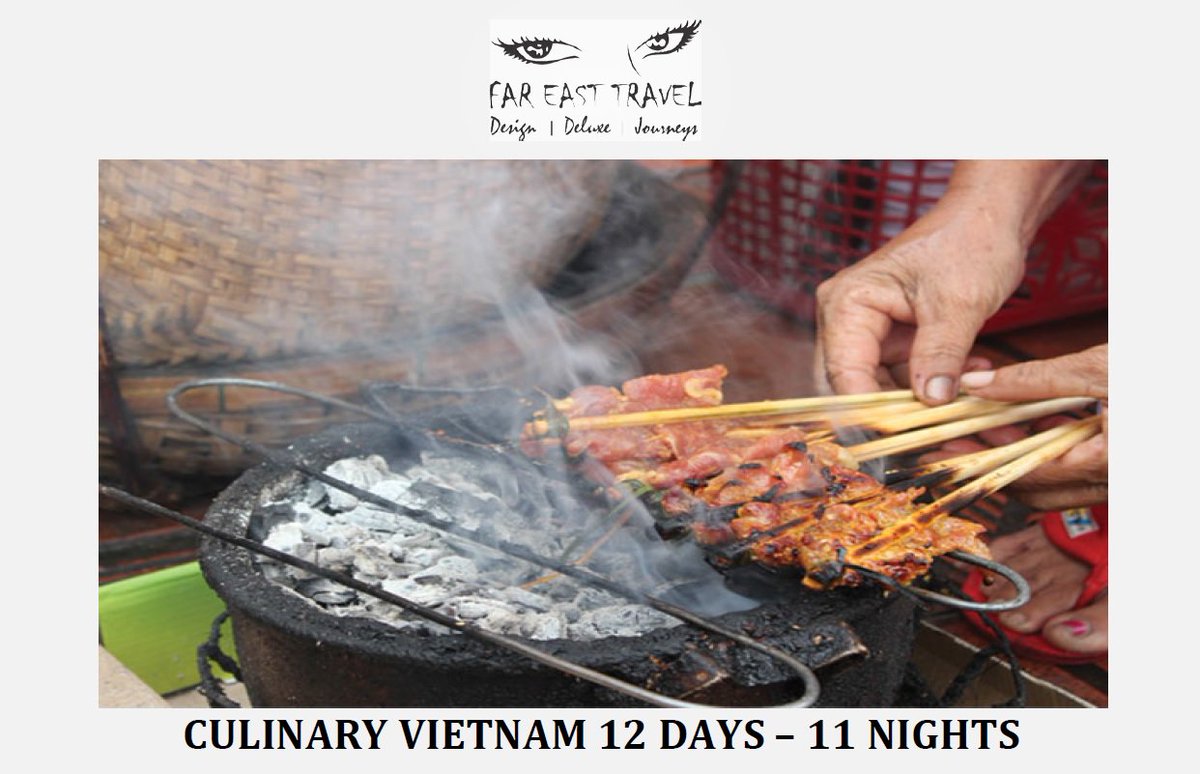 FarEastTravel1's tweet photo. 12 days Culinary Vietnam
#Pho #chaca #banhxeo #caolau #nemran #bunbo #banhmi #comtam ...
Come and enjoy with us
https://t.co/26EK8Y2NDG https://t.co/brpG5kV02k