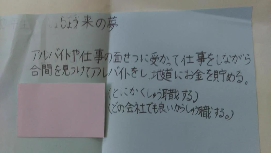 小3息子のしょう来の夢wwなんとも切迫感漂う夢が通知表より気になる母www