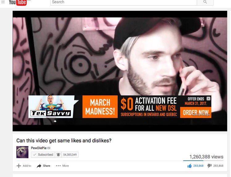 kristenconstans's tweet photo. @pewdiepie  YOU DID IT 👏🏼👏🏼👏🏼 https://t.co/ssZvwfwe5k
