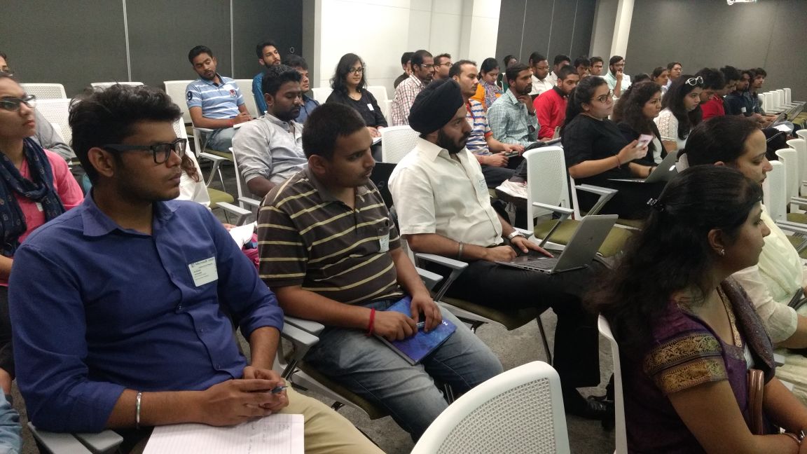 CsharpCorner's tweet image. .@CsharpCorner Delhi Chapter Meet kicked off by @Bikeshsrivastav speaking on #WebAPI2 at #Microsoft Campus, Gurgaon! c-sharpcorner.com/events/learn-a…