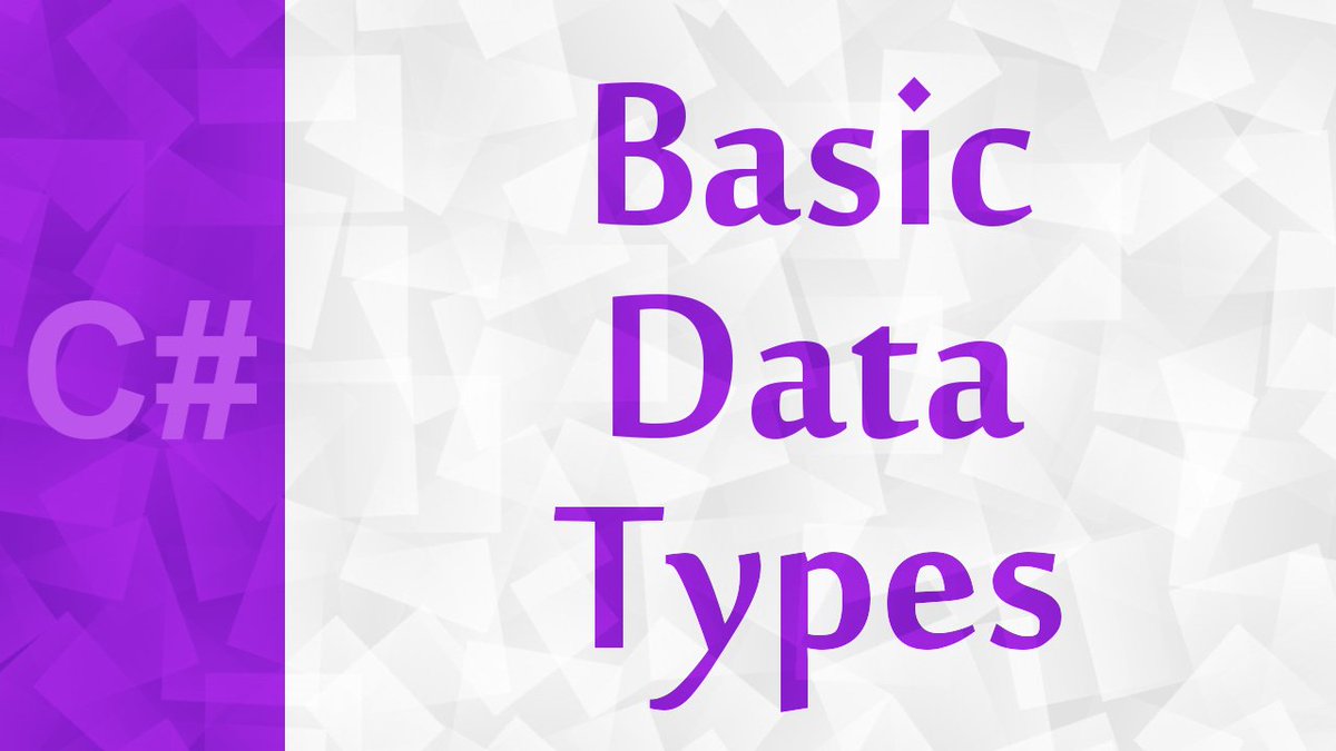 credosystemz's tweet image. Learn Basic Data Types in C# - Different types of Data Types
Link: goo.gl/2eiXix
#Datatypes #Dotnettutorials #Microsoftdotnet