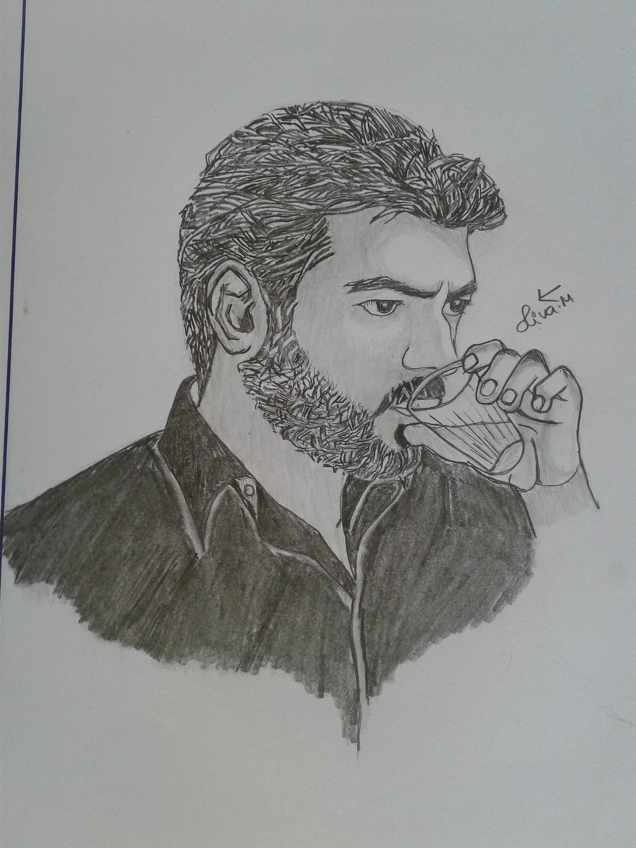 Sivamariner2's tweet photo. @ajithFC My pencil art https://t.co/Y0FDWEeaH9