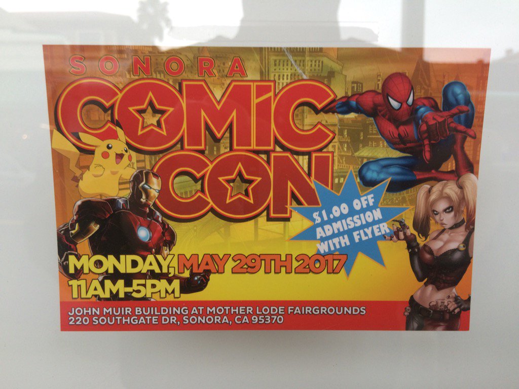 ThGrtrGd's tweet photo. #Sonora #comicon #2017 #mytuolumnecounty https://t.co/YYYPpw3qfN