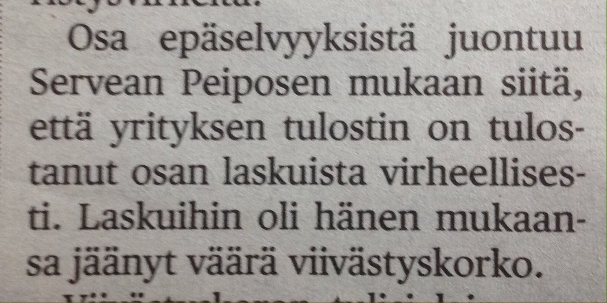 ainiala's tweet photo. Potkut heti tommoselle tulostimelle! https://t.co/vGn9BfpiNg