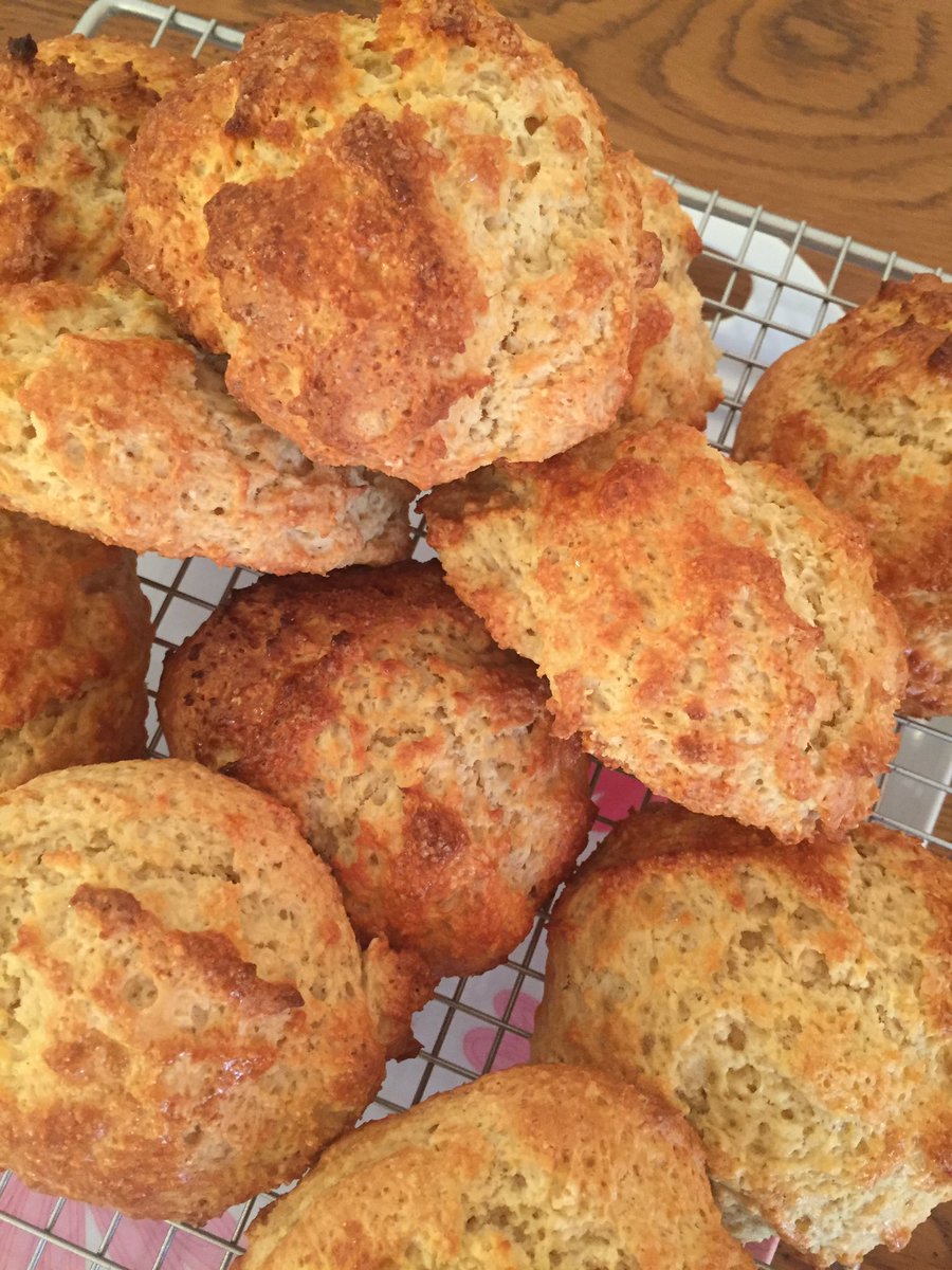 TeaByChatterbox's tweet photo. First batch of scones out of the oven @DockTQMarket https://t.co/sF3pyLaMQE