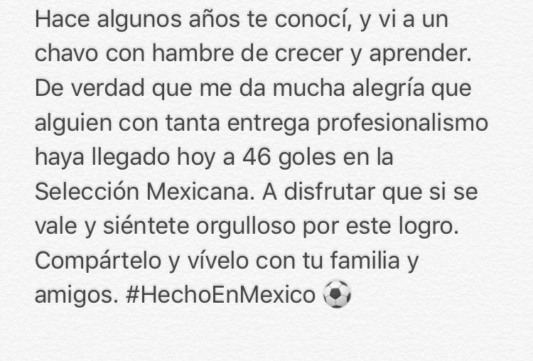 Muchas felicidades <a href="/CH14_/">Javier “Chicharito” Hernández</a>  Ahora dejar esa cifra de goles lo más alto posible. 👏🏻👏🏻#Record #Leyenda