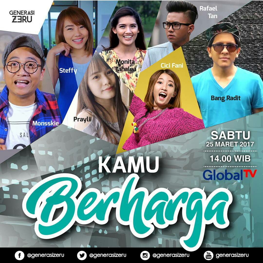 📡 <a href="/Globaltvseru/">GTV Official</a>
📅 siang ini
🎥 <a href="/generasizeru/">YA</a>
📺 NONTON YUK
🕑 14.00
⭐<a href="/Steffy_ai/">Stefanny Margaretha |</a>
⭐<a href="/rafaell_16/">Raphael</a>
# #GenerasiZeruGlobalTV