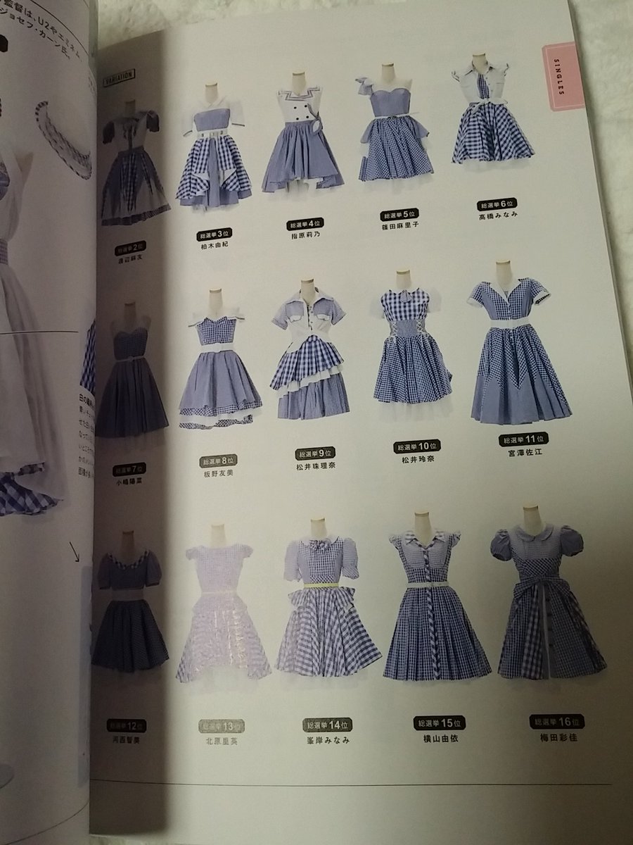 beniume28's tweet photo. AKBはさっぱりなんだけど、衣装図鑑というのに興味を惹かれて買ってみたんだけど。これは勉強になるなあ、衣装数半端ない。みーな姫の衣装も載ってますね。この内容で300P弱、1500円はリーズナブルなのでは。アイマスもこういうの出して欲しい。今度アンケートに書いてみるか？ https://t.co/619YjxcDD4