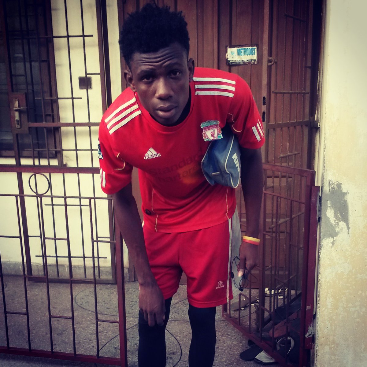 James_c_ii's tweet photo. Ready for training.. 👊👊👊 #OnMyWayToStardom https://t.co/LetRMFXGm0