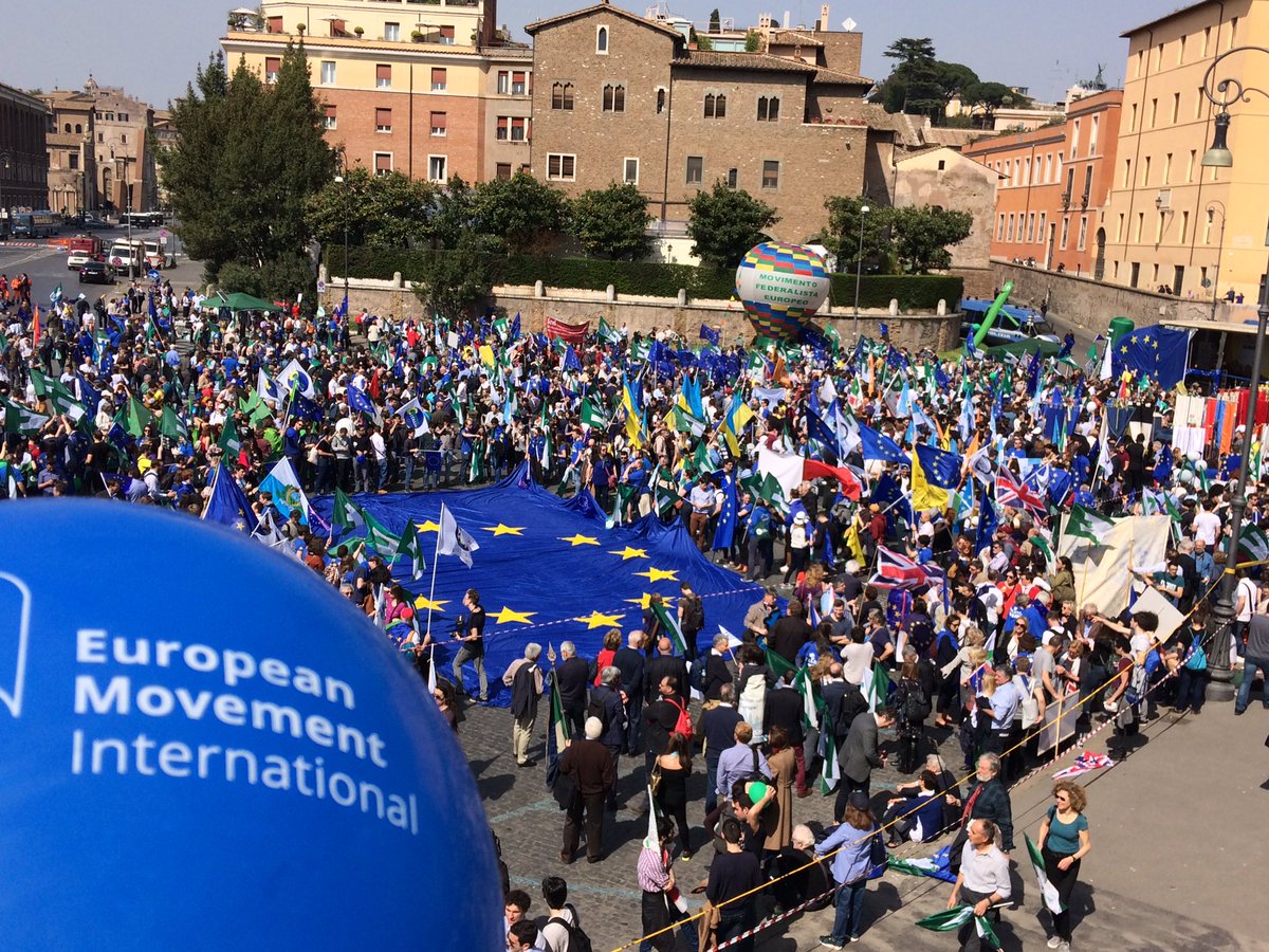 We are in Rome to show that we still believe in the European project.  Will you march with us? #MarchForEurope2017