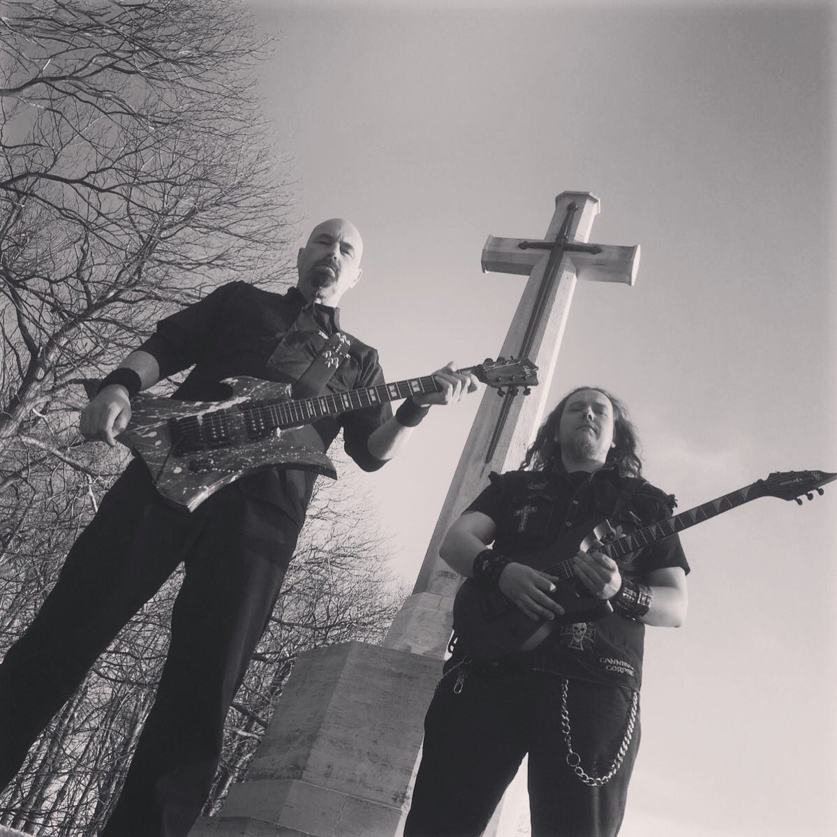Henri and Mike in Ypres for a video shoot. Excited much?!
#videoshoot #theworldablaze #metalbladerecords #metal