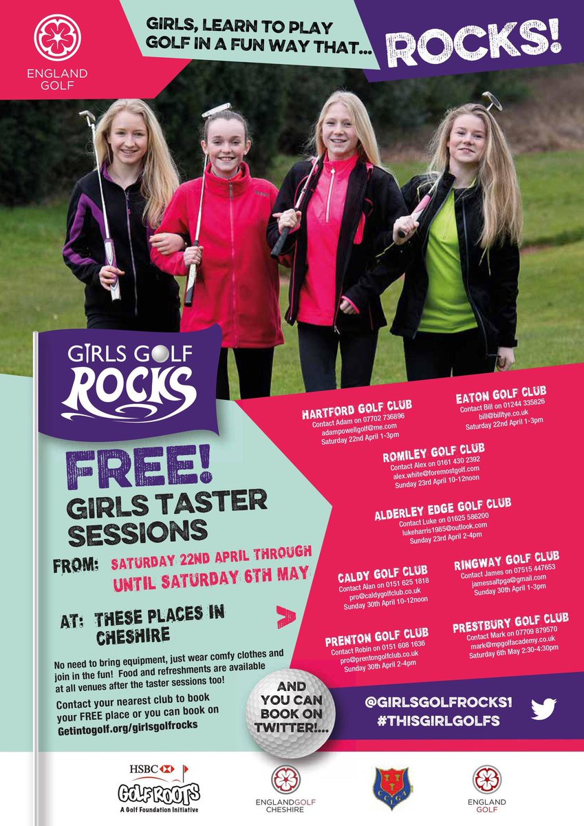 CheshireGDG's tweet image. Lots of opportunities for junior golf in Cheshire coming soon! getintogolf.org @MerseysideSport @ActiveCheshire @GreaterSport