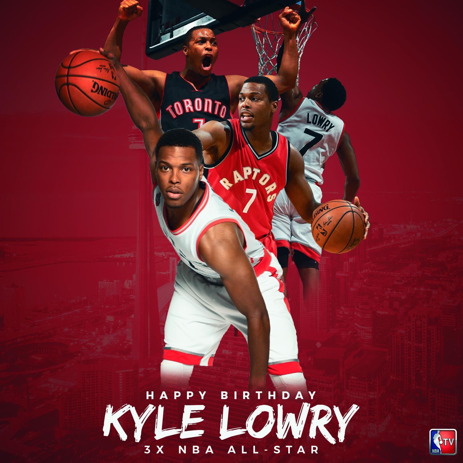 To wish Kyle Lowry a HAPPY 31st BIRTHDAY!  