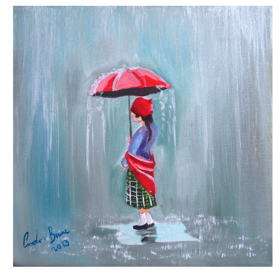 gordonbruceart's tweet photo. Little girl in the rain 
@FineArtAmerica

https://t.co/QYNC21i5YU https://t.co/1IPK0dbj6J